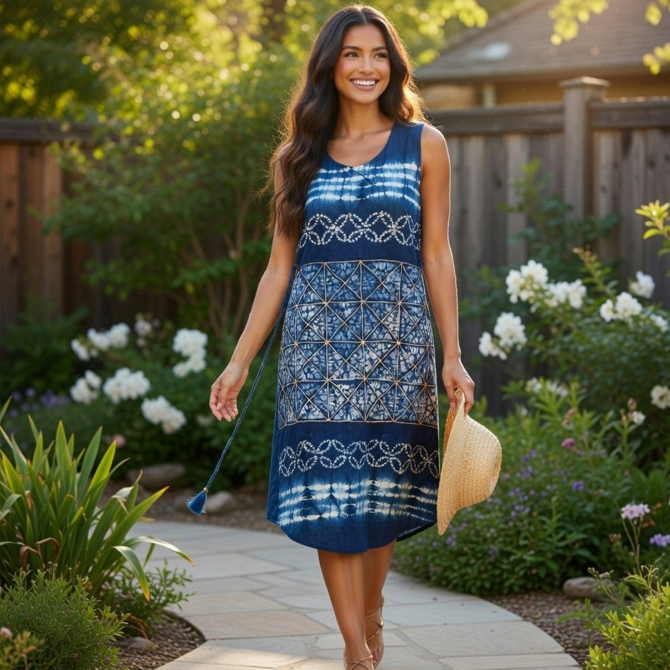 Echo Pattern Sleeveless